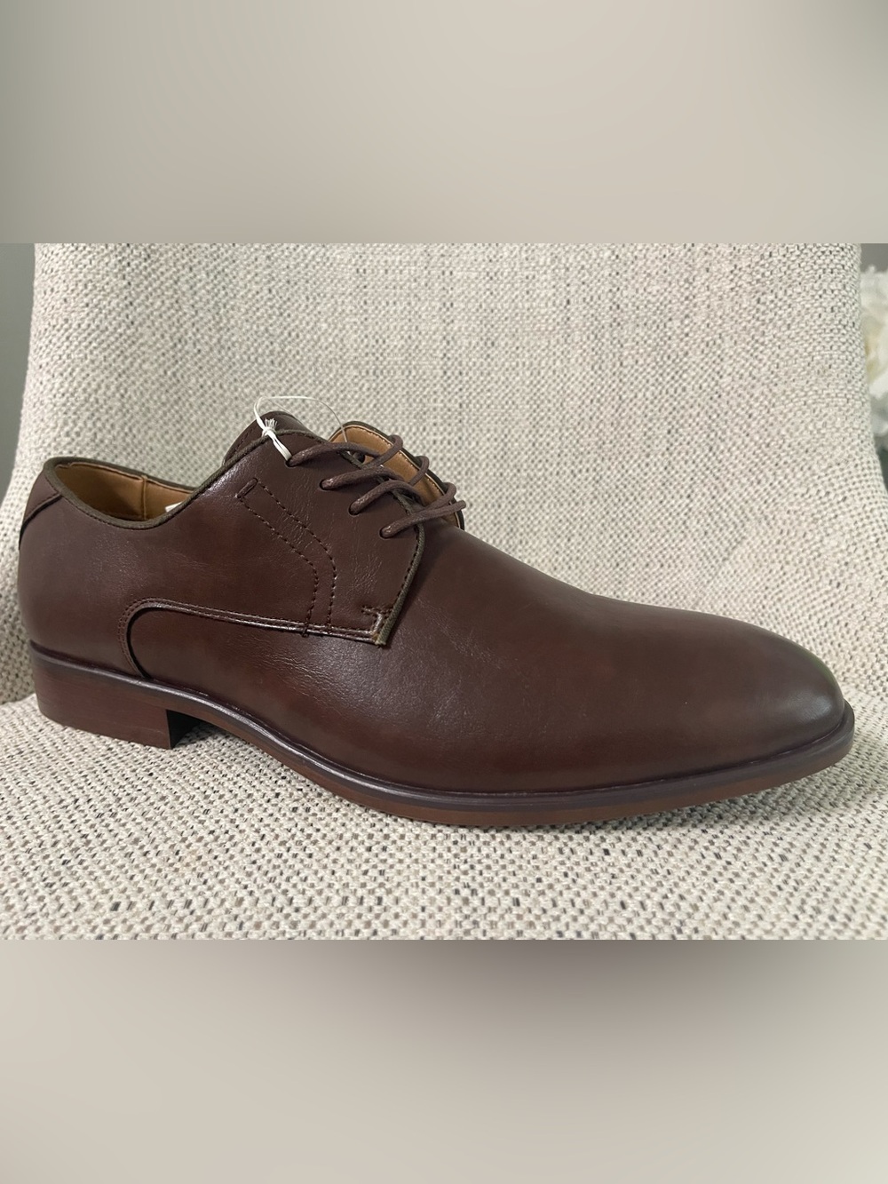Apt. 9 Brown Leather Derby Lace-Up Shoe